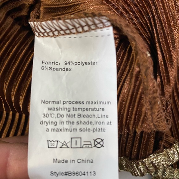 SBETRO gold party dress size L - Picture 3 of 6